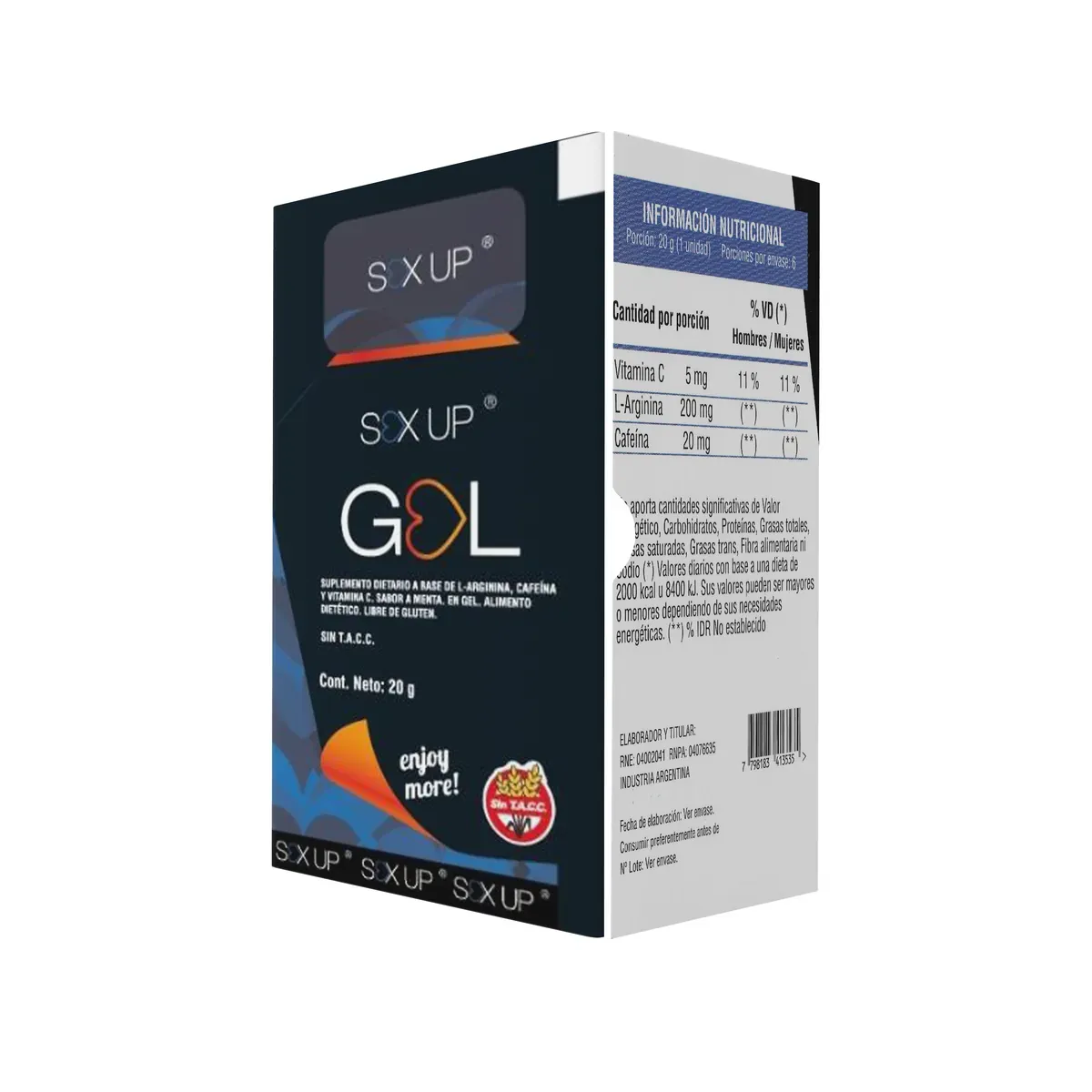 Sex Gel, Formato por confirmar por teléfono