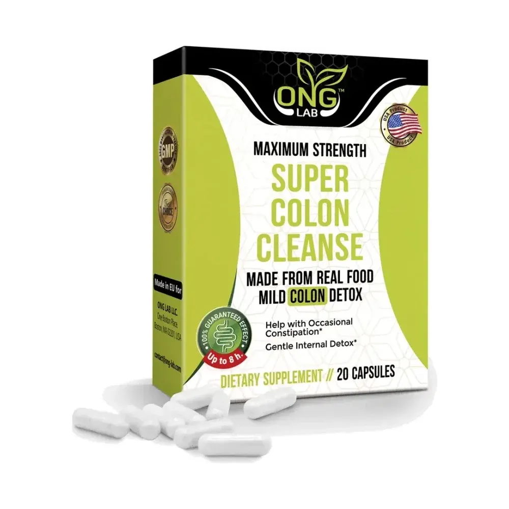 Super Colon Cleanse ONG, 20 capsules
