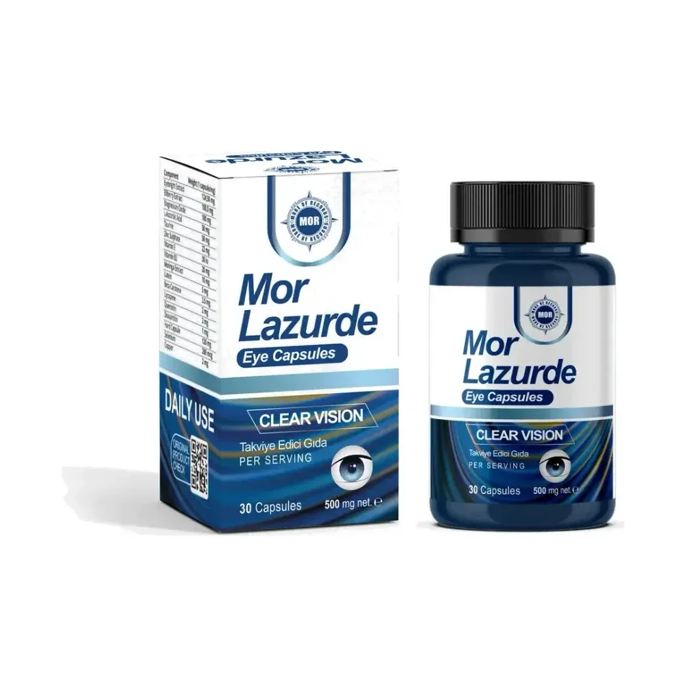 Mor Lazurde، كبسولات · 30 كبسولة