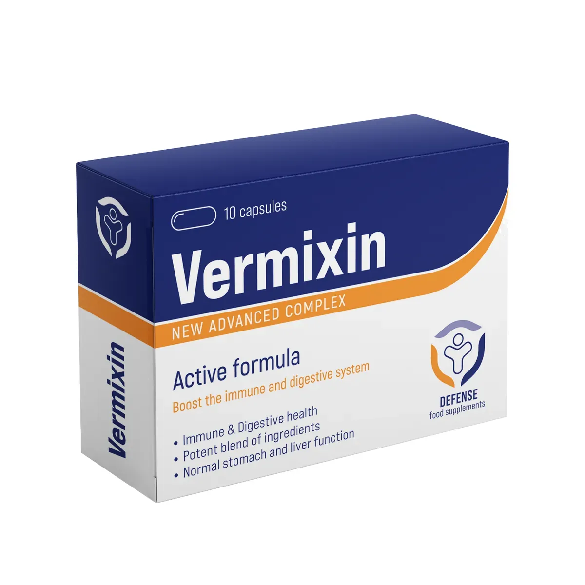 Vermixin, 10 cápsulas