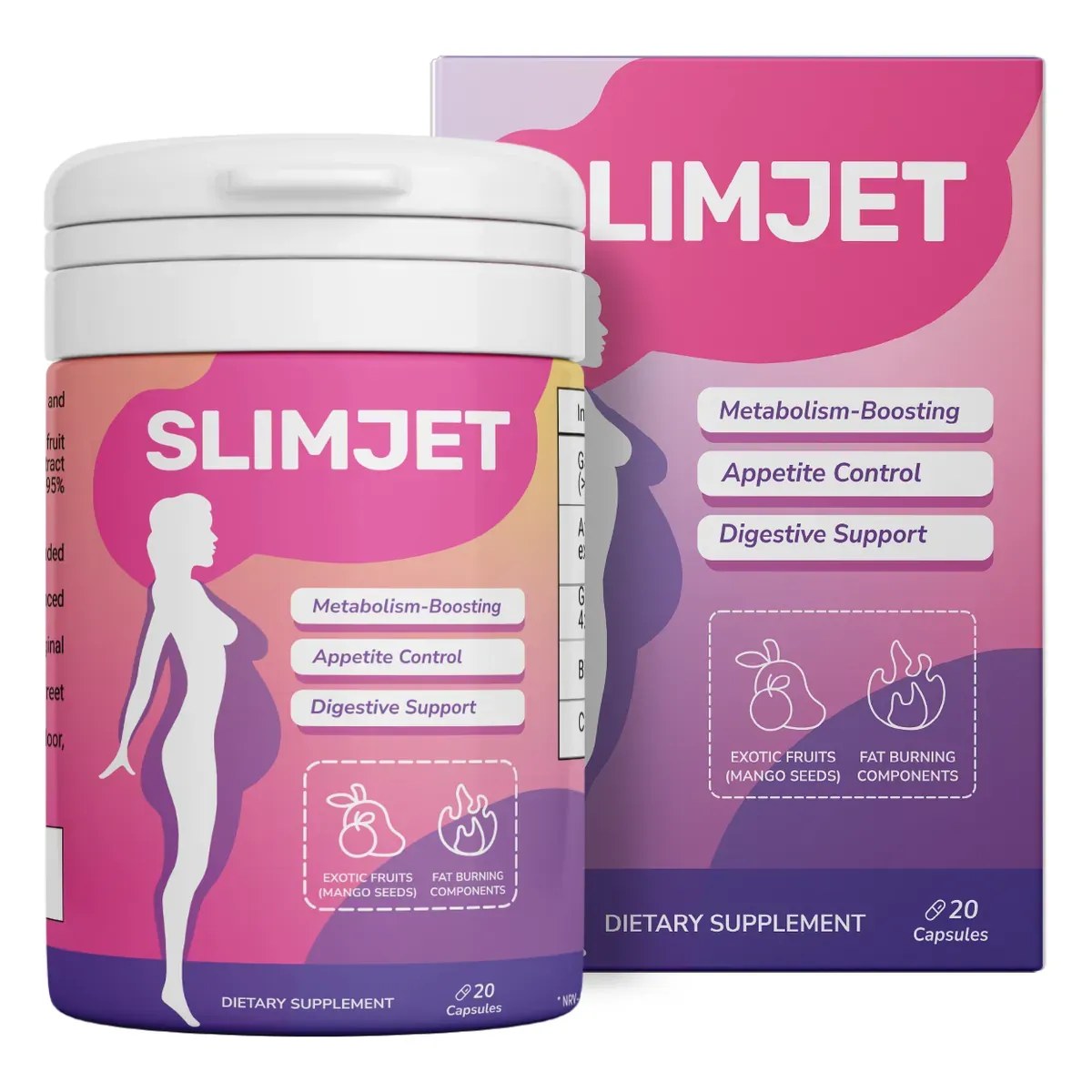 SlimJet, 20 cápsulas