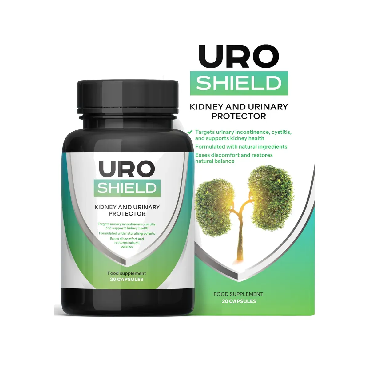Uro Shield Caps, 20 капсули