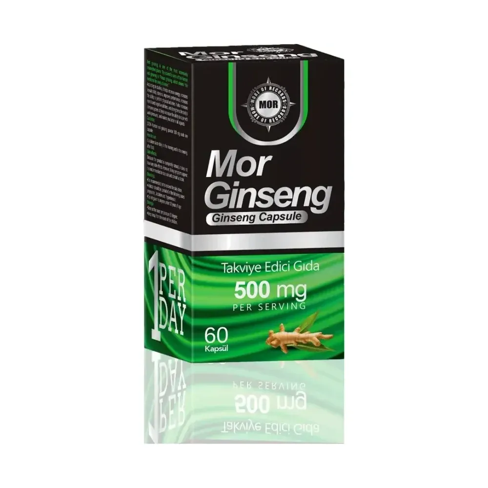 Mor Ginseng caps، كبسولات · 60 كبسولة
