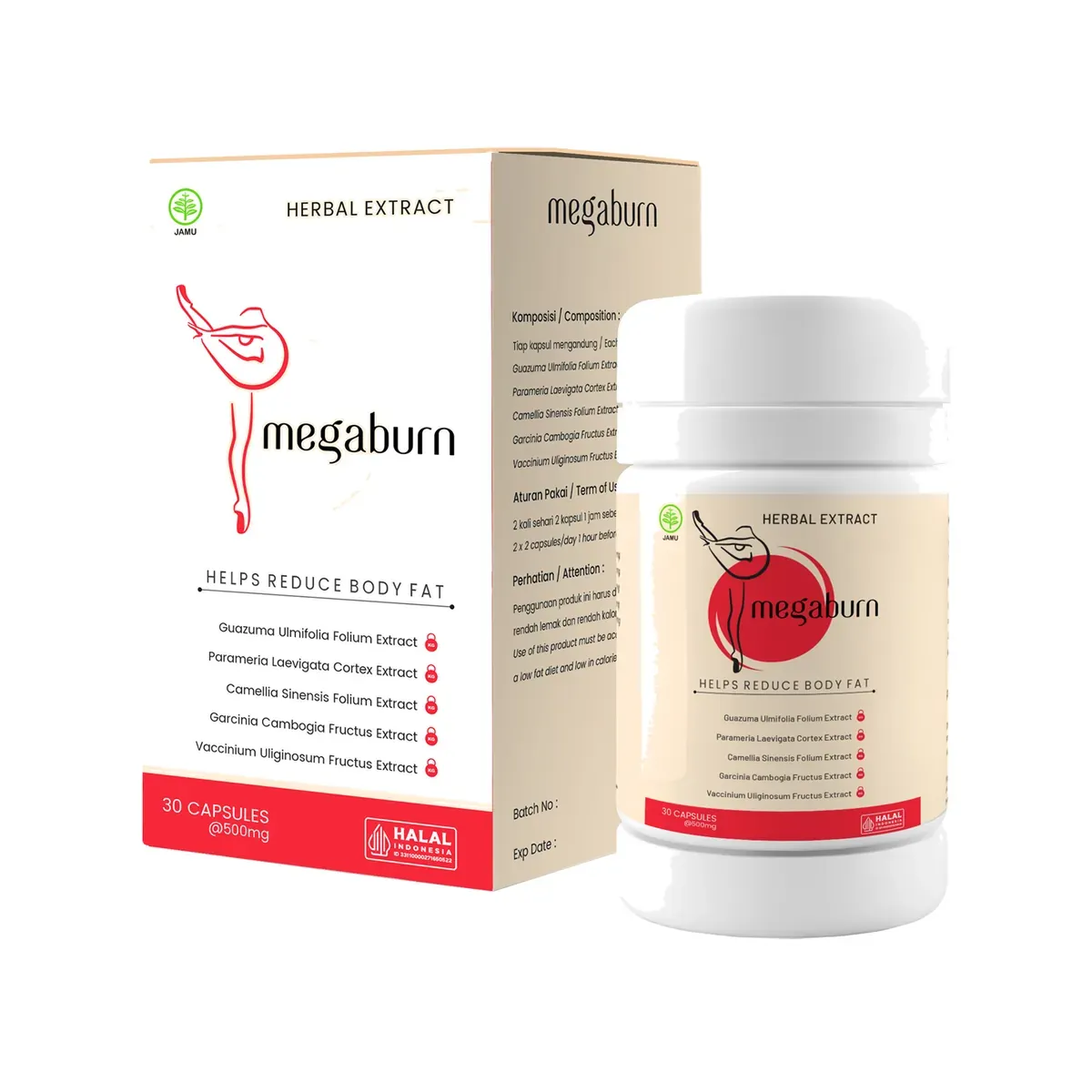 Megaburn, 30 kapsul