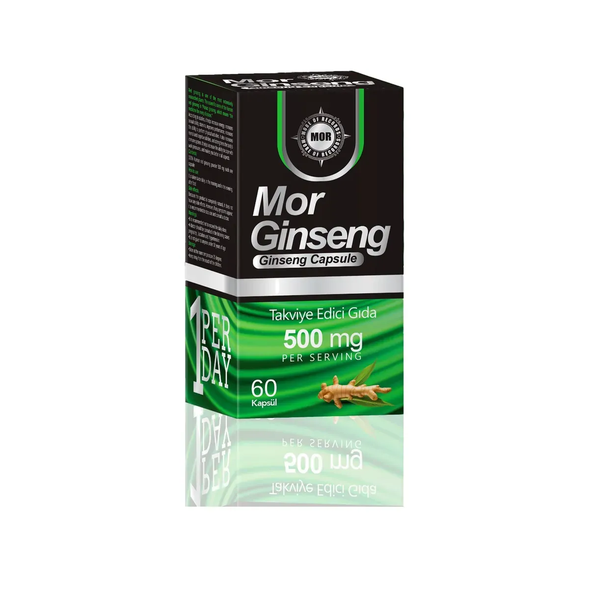 Mor Ginseng caps، كبسولات · 60 كبسولة